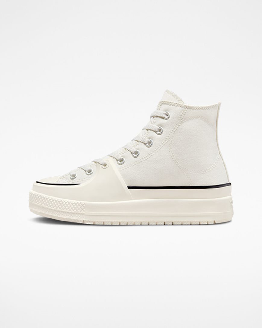 Men's Converse Chuck Taylor All Star Construct High Top Shoes White / Black | AU 1CE56O
